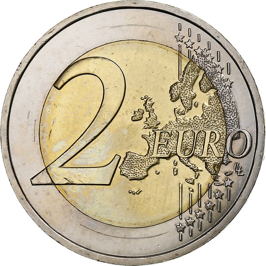 Francia,

2 euros,

Paz