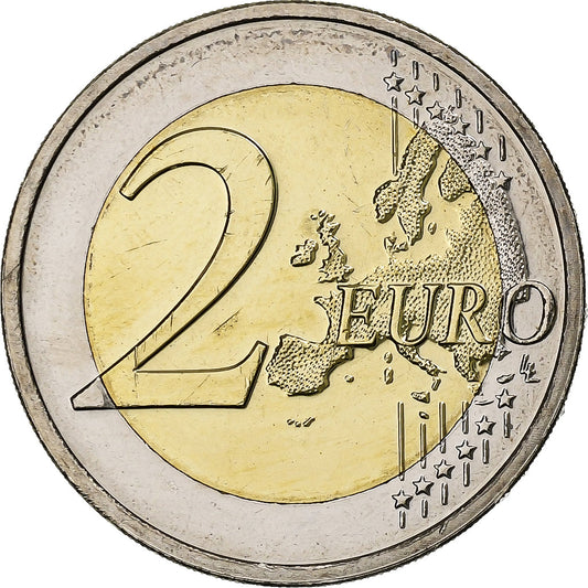 Luxemburgo,

2 euros,

Enrique I, Gran Duquesa Carlota