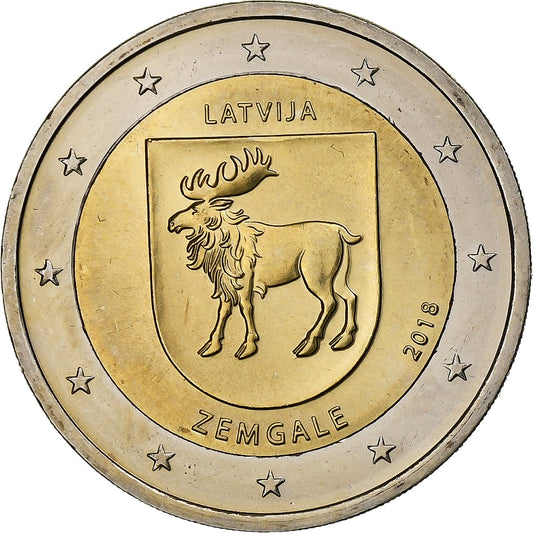Lituania, 
  
  2 euros, 
  
  Zemgale