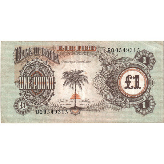 Biafra,

1 libra,

KM:5a