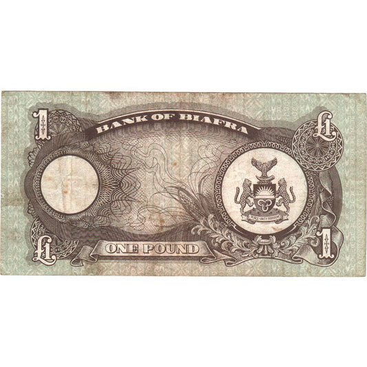 Biafra,

1 libra,

KM:5a