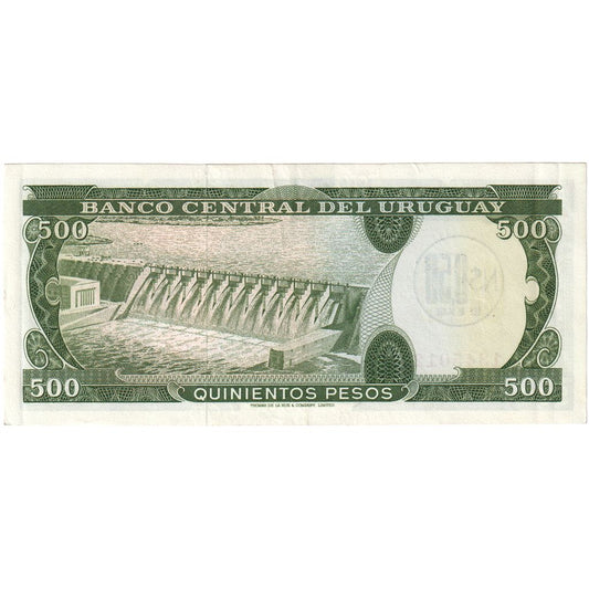 Uruguay, 
  
  0.50 Nuevo Peso sobre 500 Pesos, 
  
  Sin fecha (1975)
