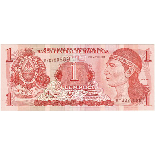 Honduras, 

1 Lempira, 

1994
