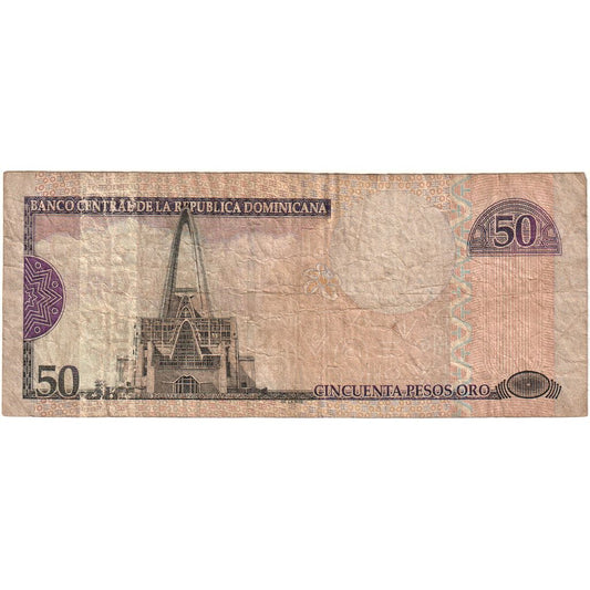 República Dominicana, 
  
  50 pesos oro, 
  
  2004