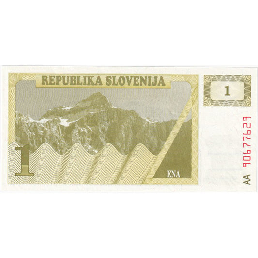 Eslovenia,

1 Lipa,

1990
