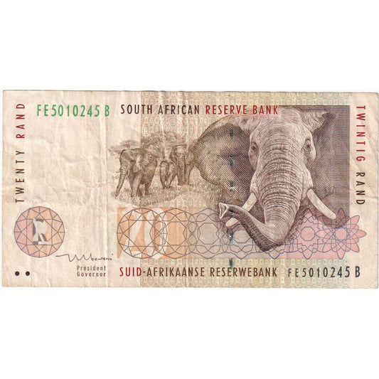Sudáfrica, 

20 Rands, 

VF (30-35)