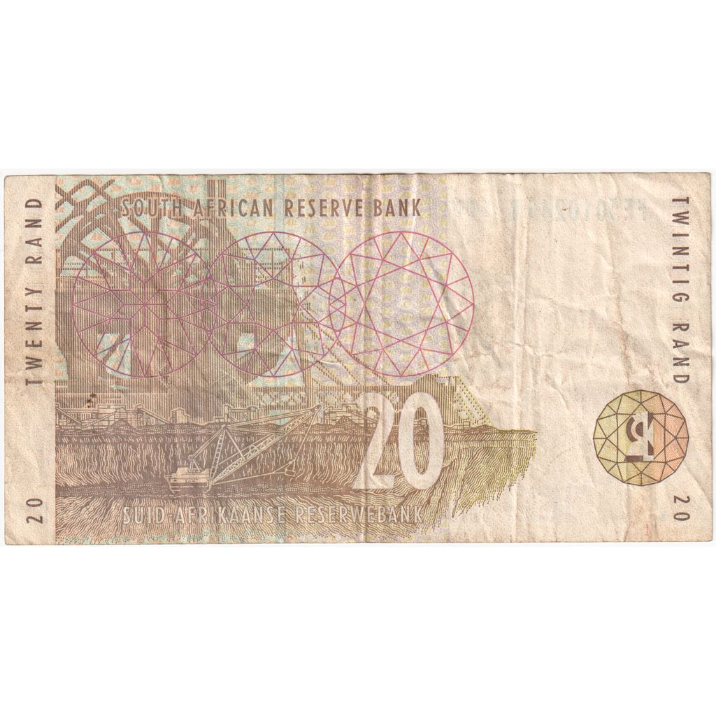 Sudáfrica, 

20 Rands, 

VF (30-35)