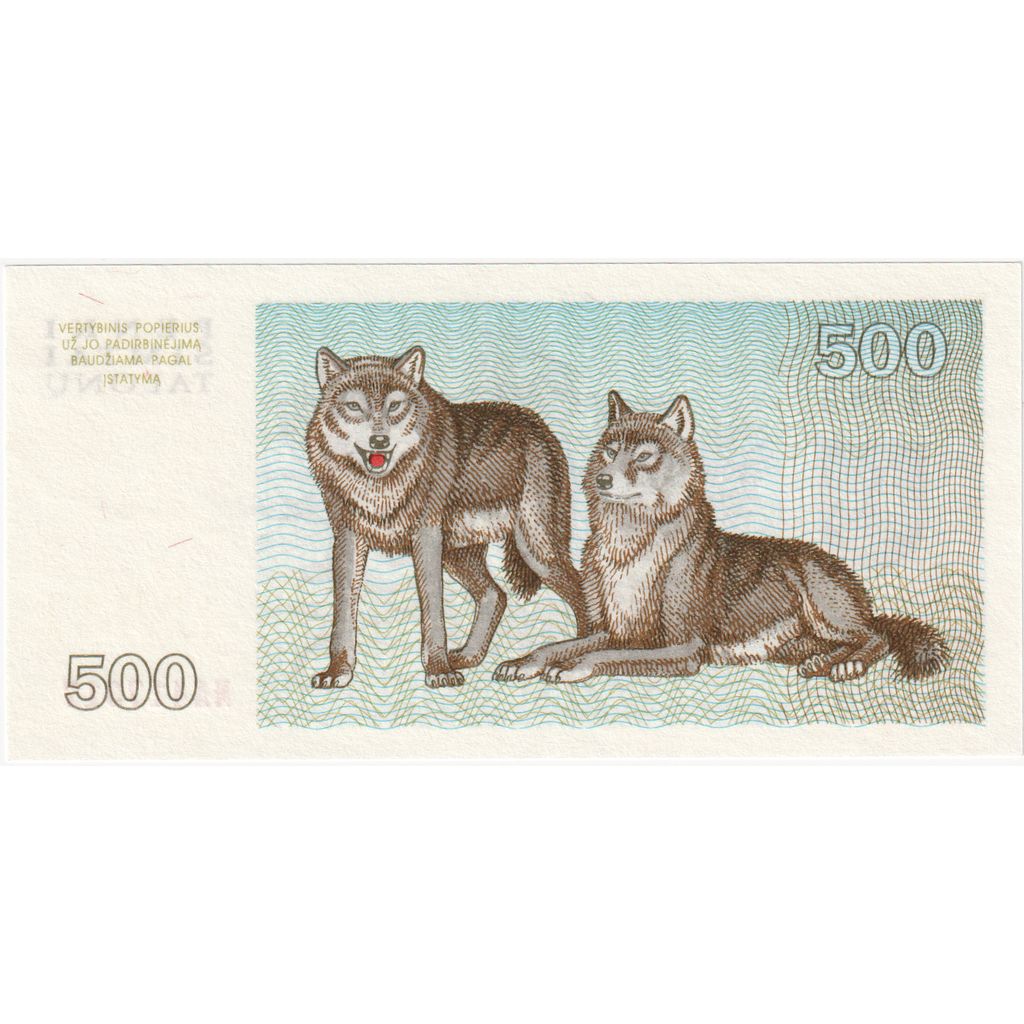 Lituania, 
  
  500 talonu, 
  
  UNC(65-70)