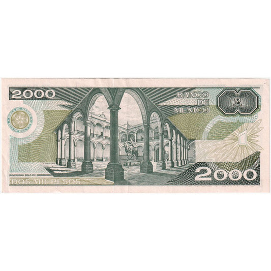 México, 
  
  2000 pesos, 
  
  1987-02-24