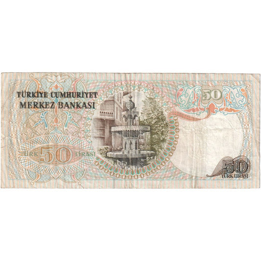 Turquía, 

50 liras, 

14/01/1970