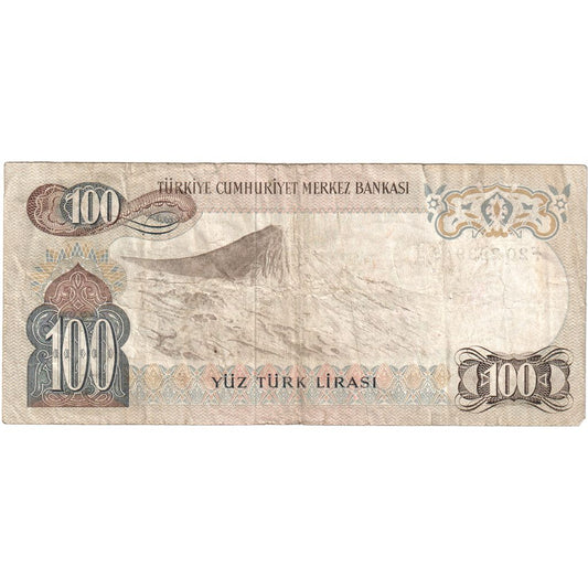 Turquía, 

100 liras, 

VF(30-35)