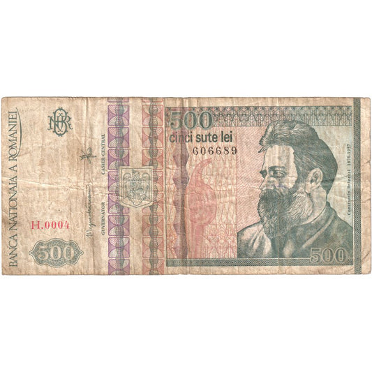 Rumania, 
  
  500 lei, 
  
  12-1992