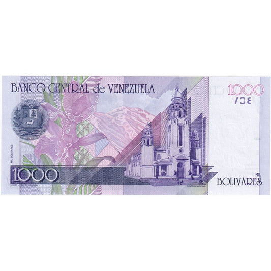 Venezuela, 
  
  1000 bolívares, 
  
  1998-09-10