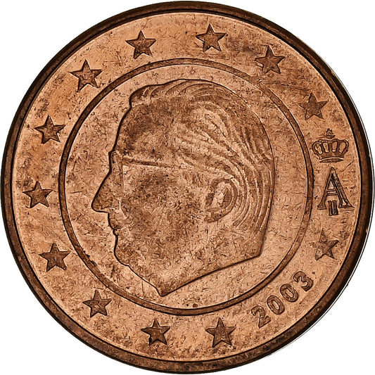 Bélgica,

Alberto II,

2 céntimos de euro