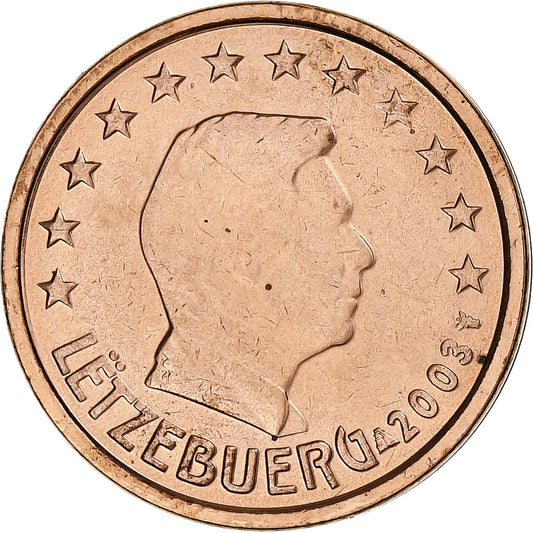 Luxemburgo, 
  
  Enrique, 
  
  2 céntimos de euro