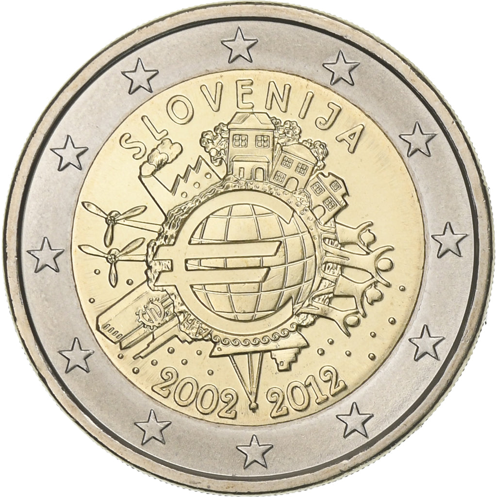 Eslovenia, 

2 euros, 

2012