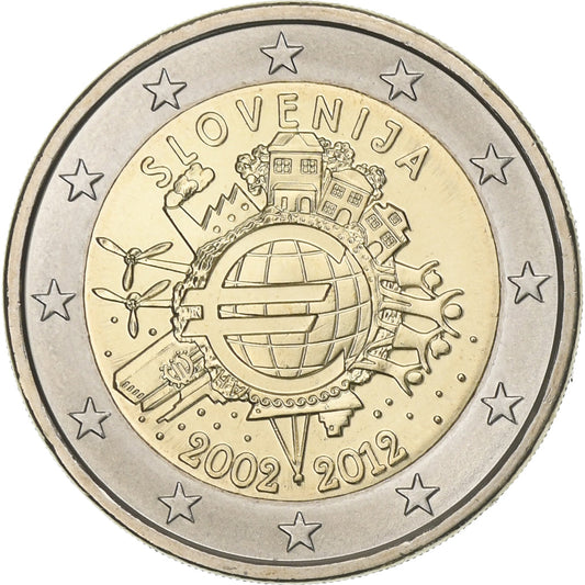 Eslovenia, 

2 euros, 

2012