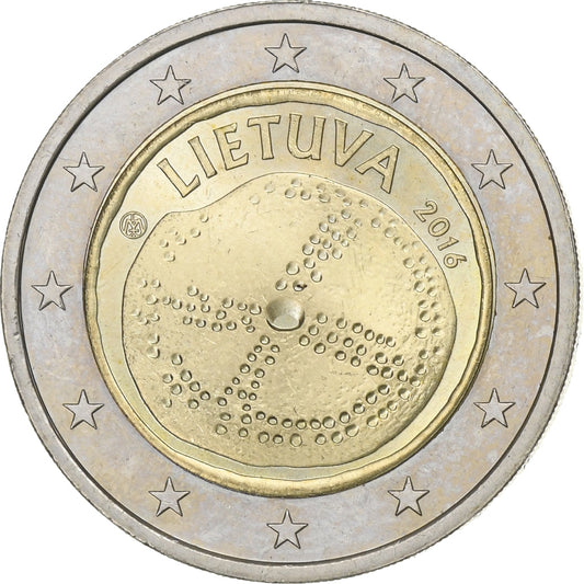 Lituania, 

2 euros, 

CULTURA BALTE
