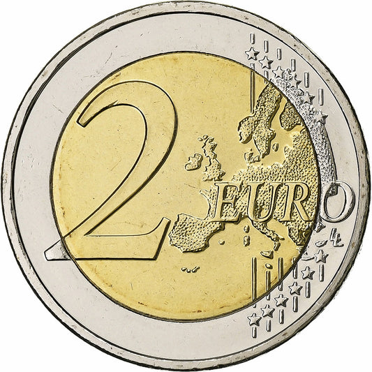 Chipre, 

2 euros, 

euros 2002-2012
