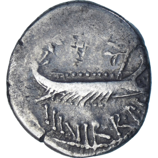 Marco Antonio, 
  
  Denario, 
  
  32-31 a.C.