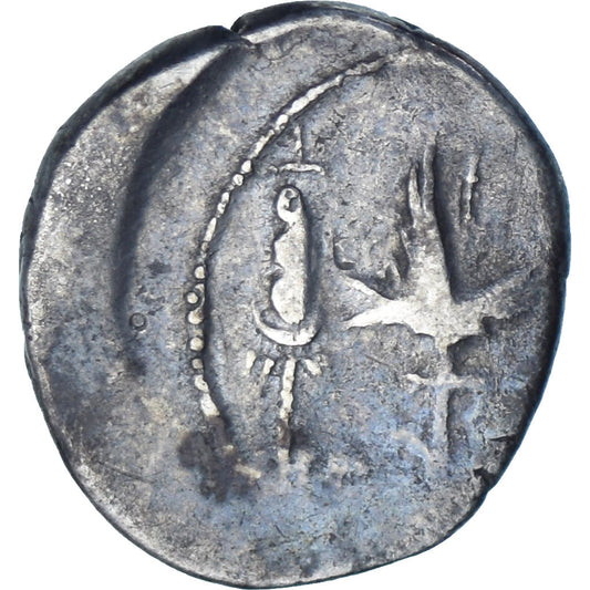 Marco Antonio, 
  
  Denario, 
  
  32-31 a.C.