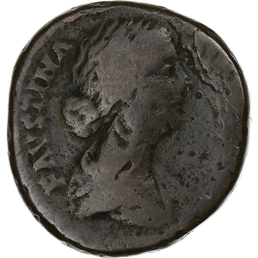 Faustina II, 
  
  Sestercio, 
  
  161-176