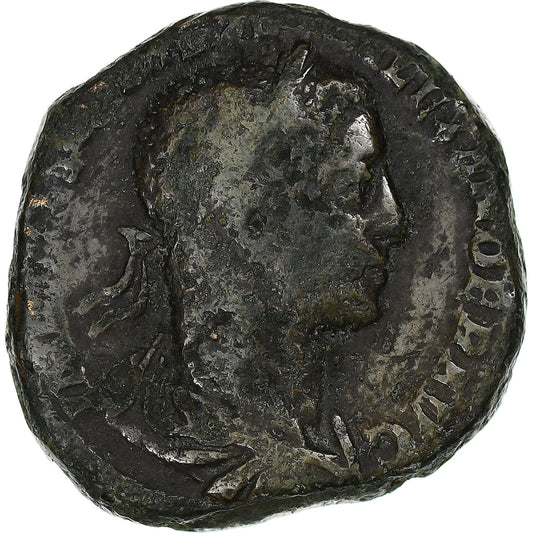 Severo Alejandro, 
  
  Sestercio, 
  
  227