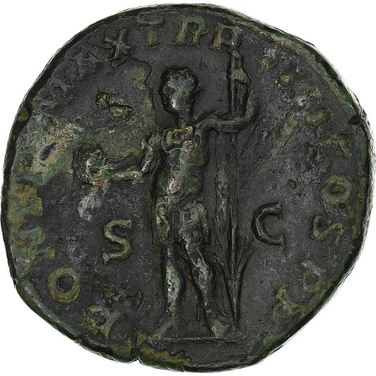 Severo Alejandro, 
  
  Sestercio, 
  
  225