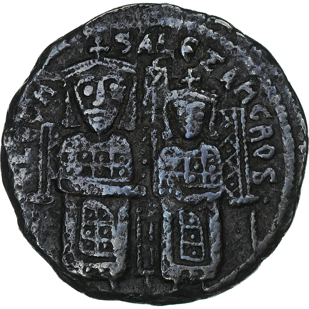León VI y Alejandro, 
  
  Follis, 
  
  886-912