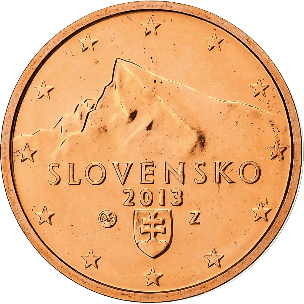 Eslovaquia, 

2 céntimos de euro, 

2013