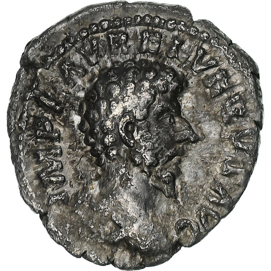 Lucio Vero, 
  
  Denario, 
  
  161-162