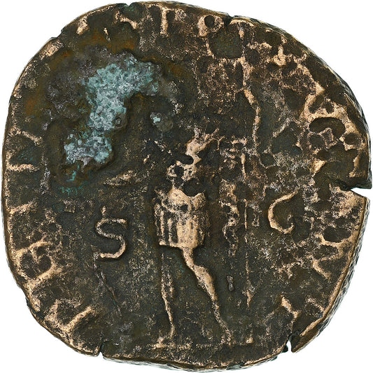 Felipe II, 
  
  Sestercio, 
  
  244-246