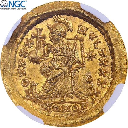 Teodosio II, 
  
  sólido, 
  
  430-440