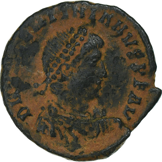 Valentiniano II, 
  
  Follis, 
  
  378-383