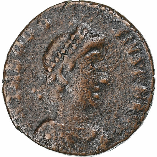 Teodosio I, 
  
  Follis, 
  
  379-395