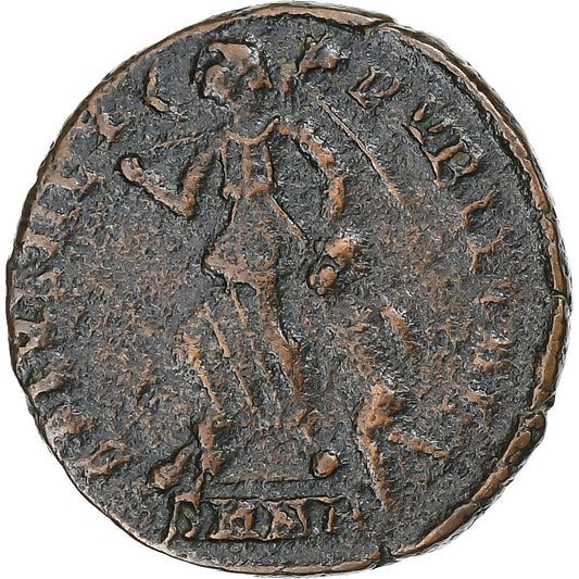 Teodosio I, 
  
  Follis, 
  
  379-395