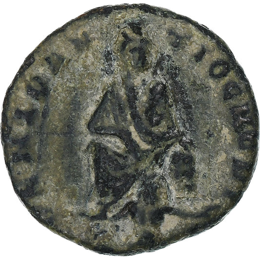 época de Maximino II, 
  
  Follis, 
  
  310-313