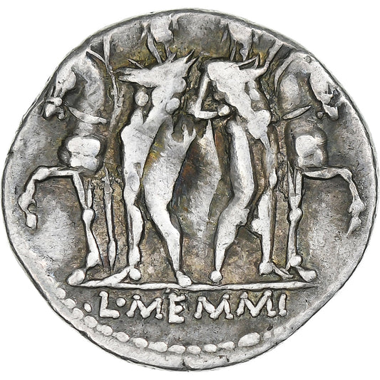 Memmia, 
  
  Denario, 
  
  109-108 aC