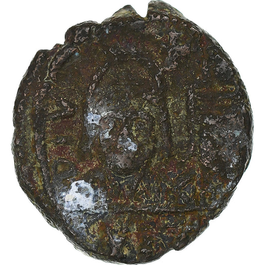 Justino II y Sofía, 
  
  10 numi, 
  
  572-578