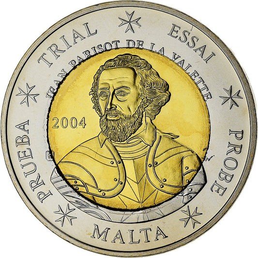 Malta, 

2 euros, 

Patrones de fantasía en euros
