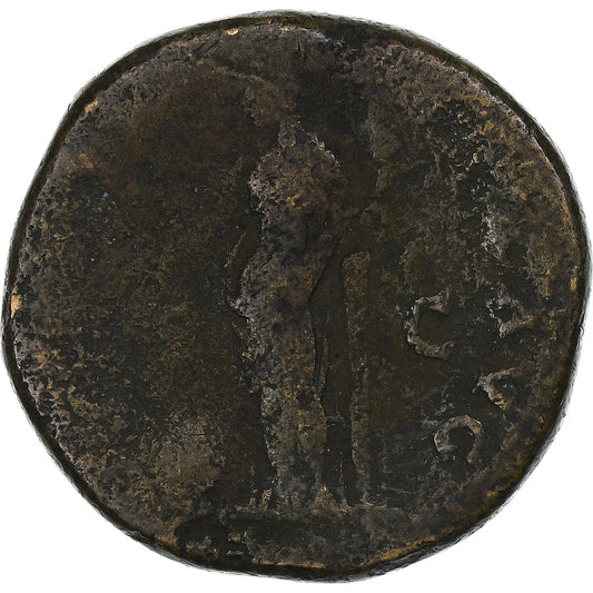 Adriano, 
  
  Sestercio, 
  
  117-138