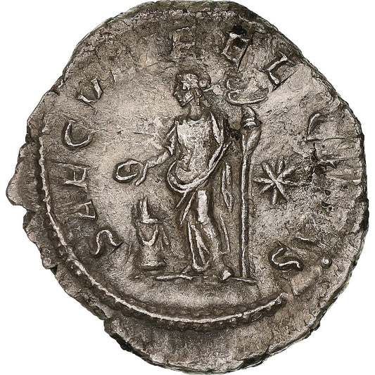 Julia Maesa, 
  
  Denario, 
  
  218-222