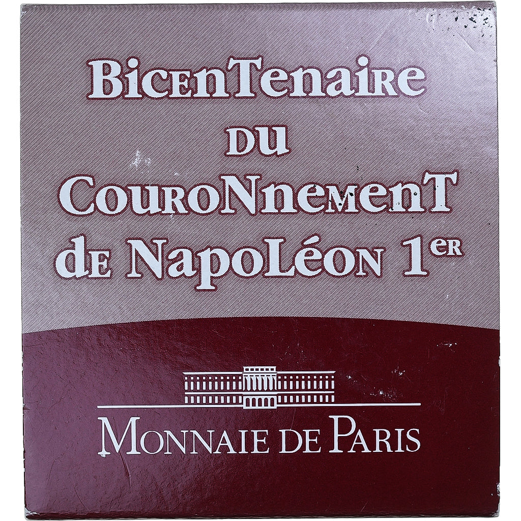 Francia, 
  
  1-1/2 euros, 
  
  Bicentenario del Couronnement de Napoléon Ier