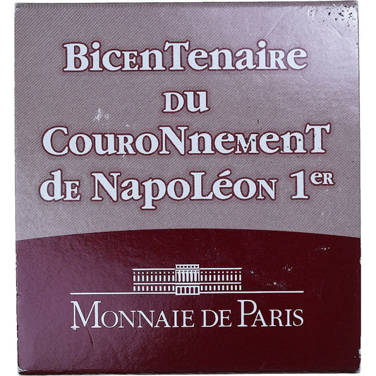 Francia, 
  
  1-1/2 euros, 
  
  Bicentenario del Couronnement de Napoléon Ier