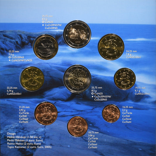 Finlandia

Set de 1 unidad - 2 euros + 2 €

FDC