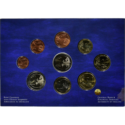 Irlanda, 
  
  Conjunto 1 ct. - 2 euros + 2€, 
  
  Tratado de Roma