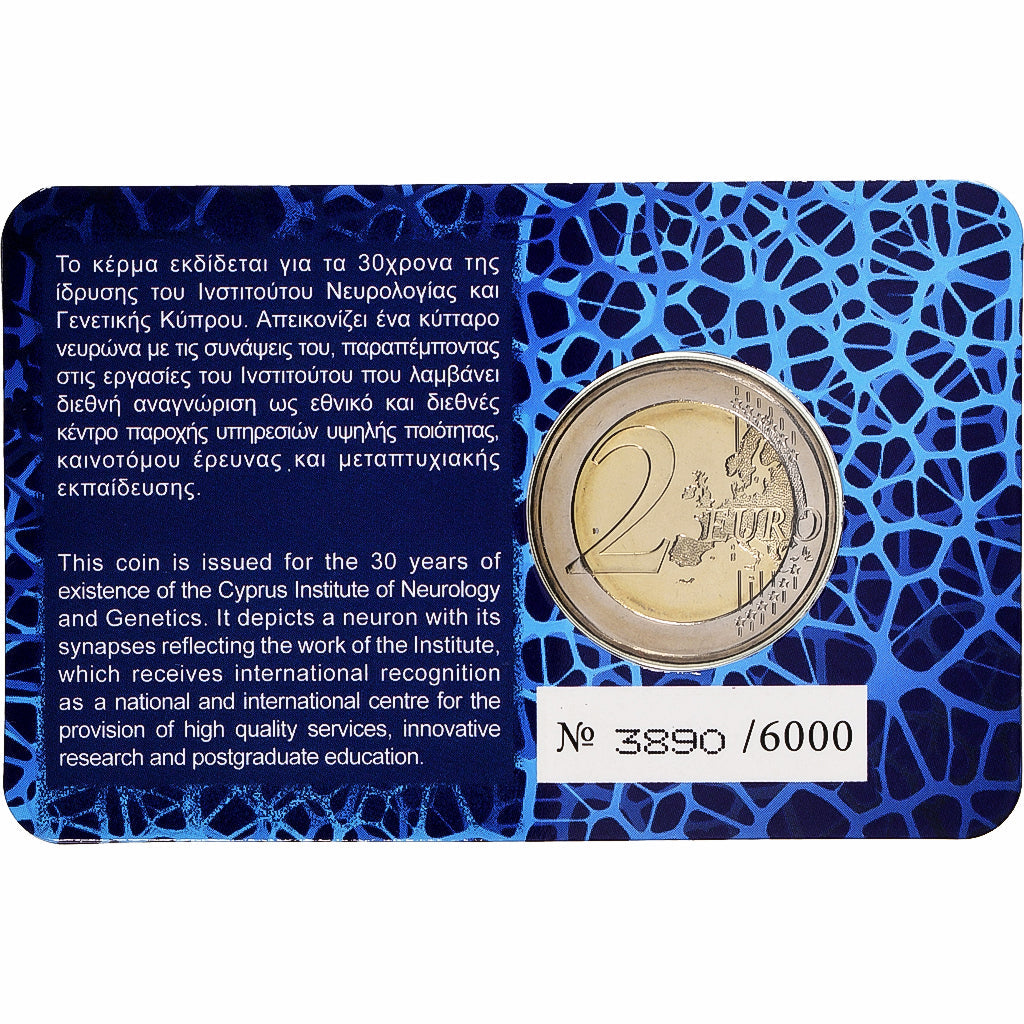 Chipre, 

2 euros, 

Instituto de Neurología y Genética