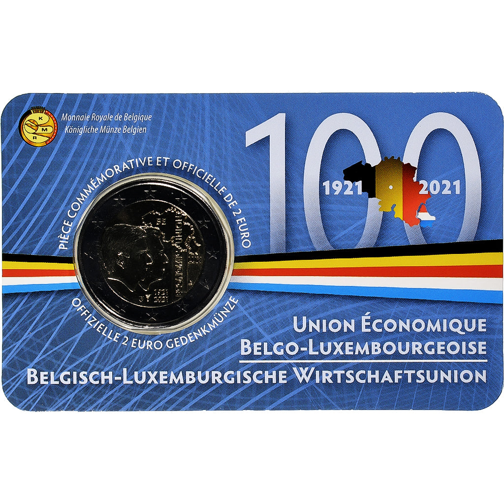 Bélgica, 

2 euros, 

Unión económica belga-luxemburguesa