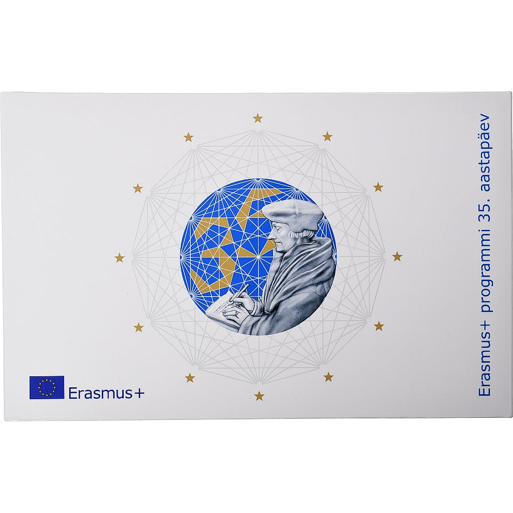Estonia, 
  
  2 euros, 
  
  Erasmo