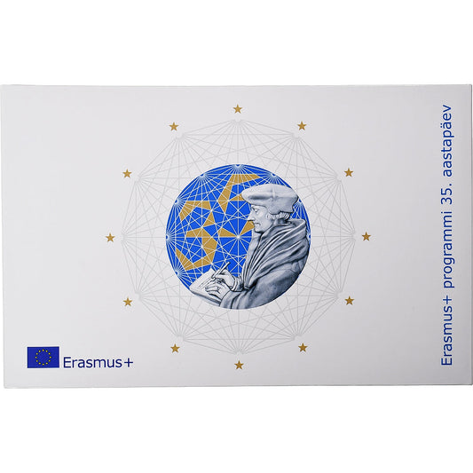 Estonia, 
  
  2 euros, 
  
  Erasmo